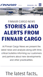 Mobile Screenshot of news.finnaircargo.com